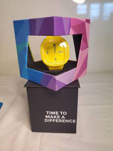 lot 4046 image: Sunflower Yellow Flex Watch