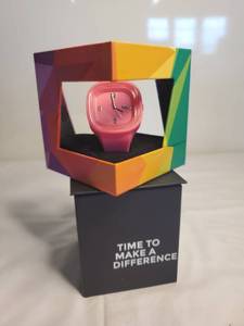 lot 4050 image: Hot Pink Flex Watch