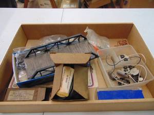 lot 3090 image: HO Scale Ridge piece and misc. switches and hardware