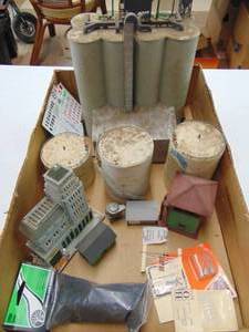 lot 3093 image: Misc. HO Scale Railroad Buildings