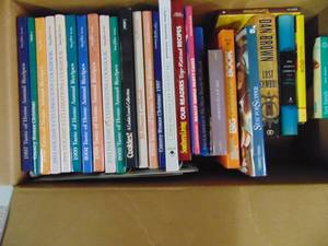 lot 3125 image: Large Box of Cookbooks
