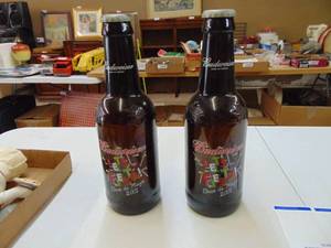 lot 3127 image: 2 16 Budweiser Lets Fiesta Cinco De Mayo Bottles