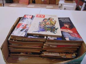 lot 3147 image: Vintage TV Guides