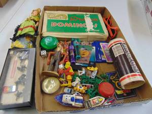 lot 3153 image: Misc. Vintage Toys and Dominos