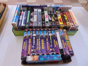 lot 3163 image: Large Lot of VHS Tapes