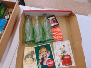 lot 3184 image: Misc. Coca-Cola Memorabilia Items