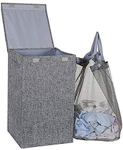 lot 1463 image: HOSROOME Laundry Hamper with Lid Laundry Basket