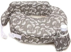 lot 1464 image: My Brest Friend Original Nursing Posture Pillow, Grey Flowing Fans