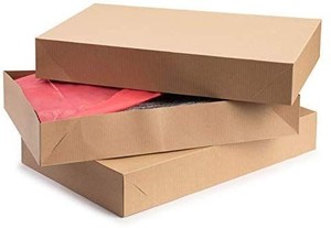 lot 1505 image: Incredible Packaging �� Exceptional Apparel Decorative Gift Box - Shirt Boxes - Women Top Box - for Apparel and Gifts with lids. (Brown, 19 X 12 X 3 -50 Sets.)