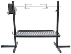 lot 1507 image: onlyfire Adjustable Outdoor Camping Rotisserie Grill System
