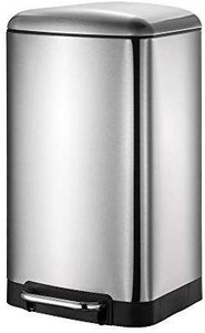 lot 1538 image: SmartBin 8 Gallon 30L Stainless Steel Step Kitchen Trash Can Pedal Dust Bin Trash Box