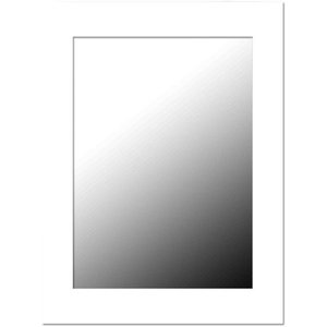 lot 1564 image: Home Basics Wall Mirror, White