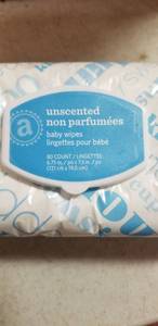 lot 1632 image: Amazon Elements M824s6-ap Updated Formula 80 Pieces Unscented Baby Wipes