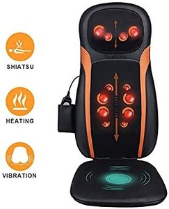 lot 1643 image: Shiatsu Back Neck Massager Massage Chair Pad with Heat