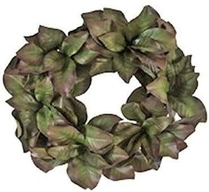 lot 1654 image: American Best Magnolia 5 Garland or 28 Magnolia Wreath