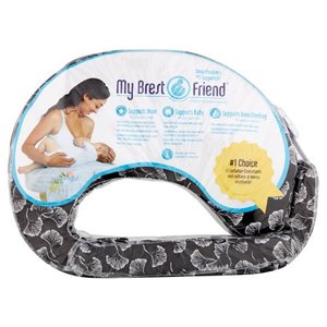 lot 1660 image: My Brest Friend Original Nursing Pillow, Black & White Flowing Fans