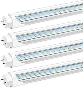 lot 1662 image: JESLED T8 T10 T12 LED 4FT Light Bulbs, 24W 3000LM, 6000K-6500K Daylight White, 4 Foot LED