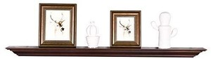 lot 1665 image: WELLAND Pine Wood Fireplace Mantel Shelf 60 inch