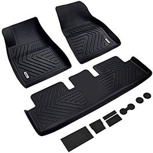 lot 1690 image: Vanku Complete Set Floor Mats for Tesla Model 3