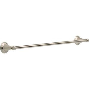 lot 1699 image: DELTA 79624-BN Delta Windemere, Bath Hardware Accessory, 24 Towel Bar, Brushed Nickel