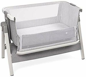 lot 1713 image: Bed Side Crib for Baby - Sleeper Bassinet Includes Travel Case, Mattress, Sheet, and Urine Pad - Keep Newborn Babies Close in Bed - Co Sleeping Bedside Bassinets by Comfybumpy