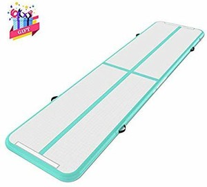 lot 1714 image: MaxKare Inflatable Air Track Gymnastic Mat Gymnastics Tumbling Mat Air Mat with Electric Air Pump for Home Use