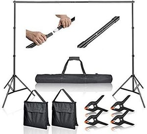 lot 1835 image: Emart Photo Video Studio 10Ft Adjustable