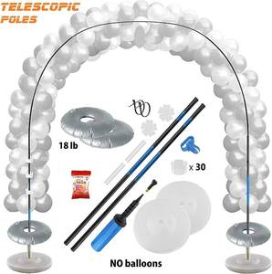 lot 1856 image: Balloon Arch Kit �� Balloon Arch �� Balloon Stand - Balloon Column Kit �� Balloon Arch Kit with Base - Balloon Arch Stand - Balloon Column Base - Balloon Column Kit Base and Pole - Balloons Arch Kit
