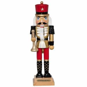 lot 1871 image: FAO Schwarz Wooden Nutcracker Trumpeter
