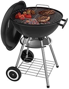lot 1873 image: VENYN Original Kettle Premium Portable Charcoal Grill for Outdoor Grilling 18inch
