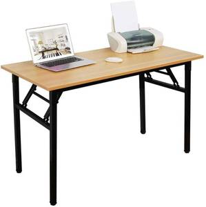 lot 1883 image: Folding Table Computer Desk Portable ActivityTable Conference Table Home Office Desk, Fully Assembled