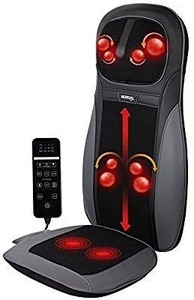 lot 1728 image: NURSAL Back Massager Shiatsu Massage Seat Cushion with Heat Function