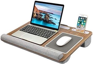 lot 1738 image: HUANUO Lap Desk - Fits up to 17 inches Laptop Desk