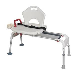 lot 1740 image: Drive Medical Folding Universal Sliding Transfer Bench
