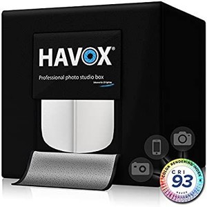 lot 1771 image: HAVOX - Photo Studio HPB-60XD - Dimension 24x24x24 - Super Bright Dimmable LED Lighting