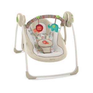 lot 4897 image: Ingenuity Portable Swing - Cozy Kingdom