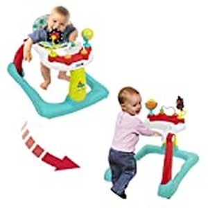 lot 4901 image: Kolcraft Tiny Steps 2-1 Activity Walker - Blue