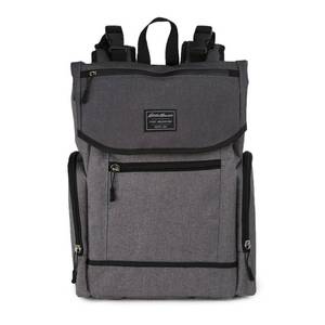 lot 4939 image: Eddie Bauer Echo Places & Spaces Back Pack Diaper Bag - Gray