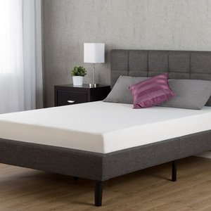 lot 4961 image: Zinus Green Tea Mattress, Queen, White