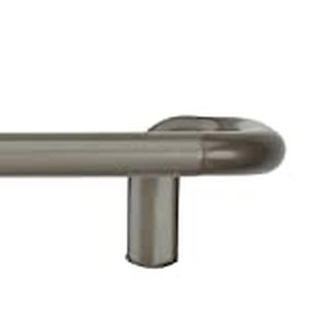 lot 4983 image: Umbra Twilight Room Darkening Wrap Around Perfect for Blackout, Telescoping Curtain Rod, 48 to 88-Inch, Nickel