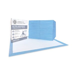 lot 4985 image: AKC 150-Pack Training Pads in a Box