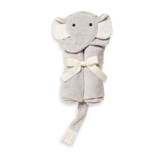 lot 5959 image: Elegant Baby Elephant Bath Wrap Towel in Grey