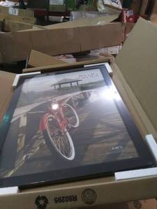 lot 5965 image: Mcs 60cm X 90cm Museum Poster Frame, Onyx Woodgrain (68859). Brand