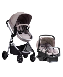 lot 5996 image: Evenflo Pivot Modular Travel System wSafeMax, Sandstone