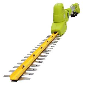 lot 5997 image: 7.4 H 120V Electric Pole Hedge Trimmer - Green - Sun Joe