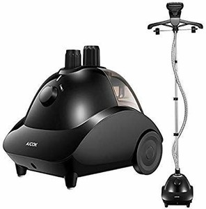 lot 6010 image: AICOK Elite Steamer for Clothes, 1.6L(57OZ) Water Tank for 70min Steam, Professional Heavy Duty Powerful Full Size Garment Steamer with Fabric Brush, Splint, 2 Hangers, Anti-Scald