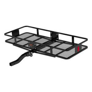 lot 6023 image: CURT 18153 500 lbs. Capacity Basket Trailer Hitch Cargo Carrier, Fits 2-Inch Receiver