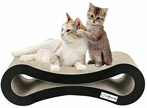 lot 6070 image: isYoung Cat Scratcher Lounge Corrugated Cat Scratcher Cardboard Protector for Furniture Couch Floor Eco-Friendly Toy - Keep Cats Fun Healthy
