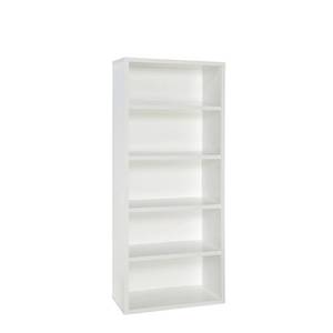 lot 6073 image: 72.77 5 Shelf Bookcase White - ClosetMaid