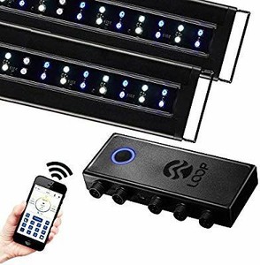 lot 6095 image: CURRENT USA Orbit Marine IC PRO Dual LED Reef Aquarium Light  Wireless Light and Pump Controller  Loop App - Bluetooth 72